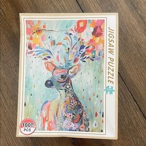 Colorful Deer Jigsaw Puzzle 1000 Pieces